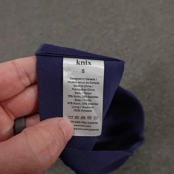 NWT Knix WingWoman Contour Bra - Midnight Navy (Size 5) - Picture 2 of 5